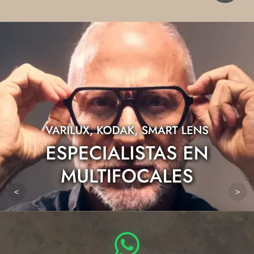 Creatividad de la campaña de Atelier Óptica.